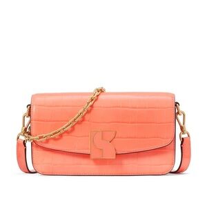 NWT Dakota style croc embossed in melon ball